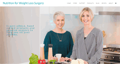 Desktop Screenshot of nutritionforweightlosssurgery.com
